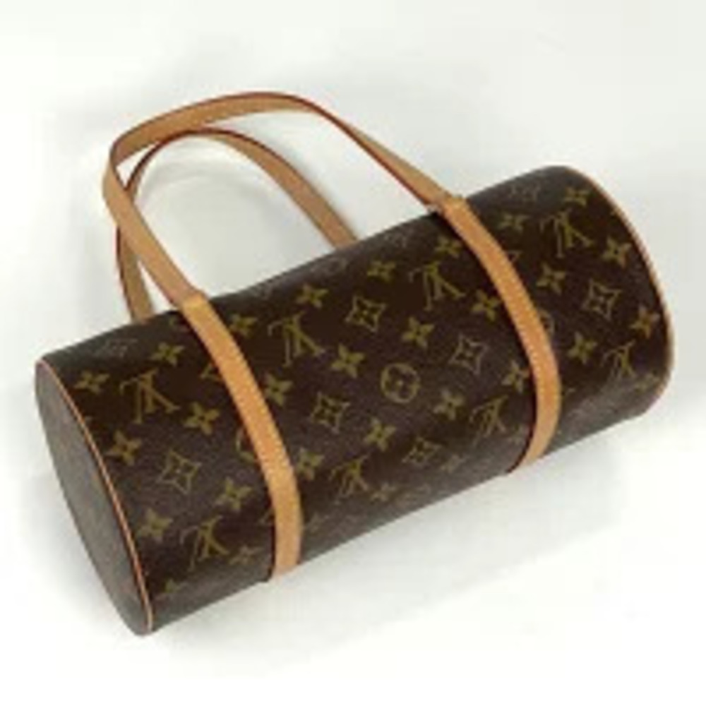 Louis Vuitton cylindrical Bag brown Monogram handbag Barrel Papillon